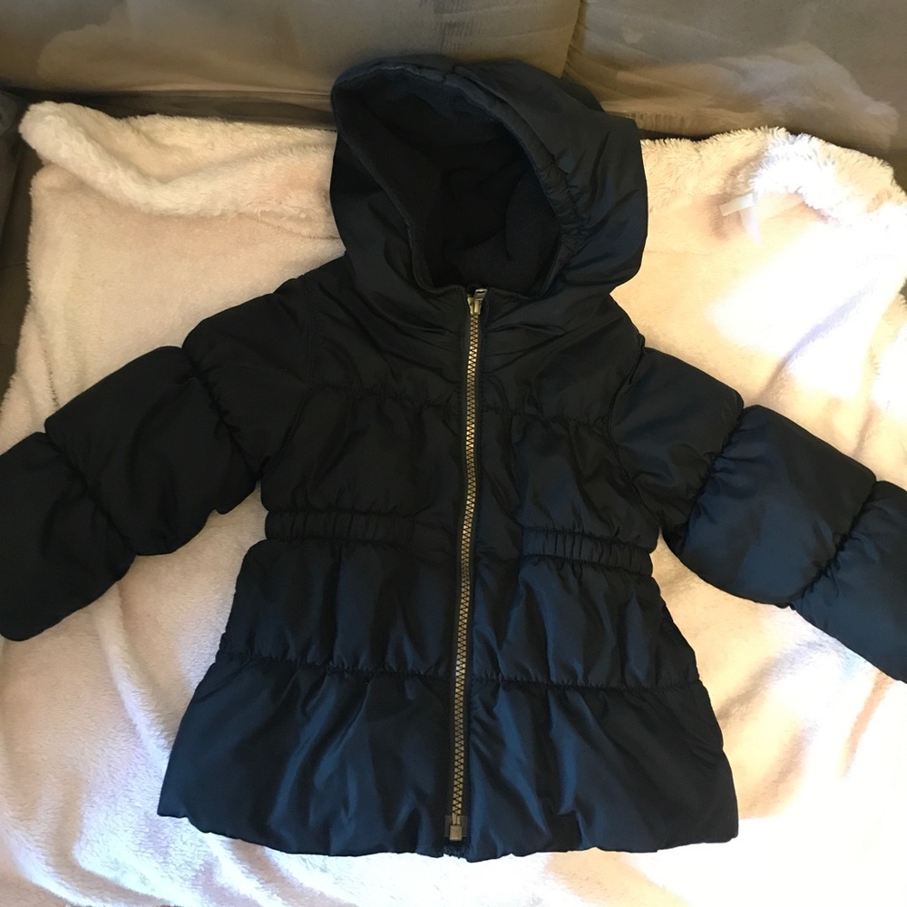 Oldnavy Toddler Girl Puffer Coat- Black